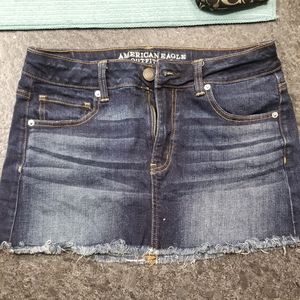Juniors american eagle mini Jean skirt juniors 10